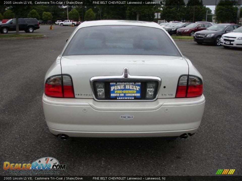 2005 Lincoln LS V8 Cashmere Tri-Coat / Shale/Dove Photo #5