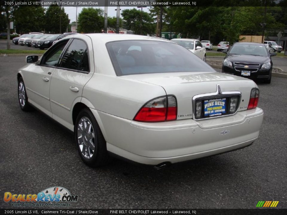 2005 Lincoln LS V8 Cashmere Tri-Coat / Shale/Dove Photo #6