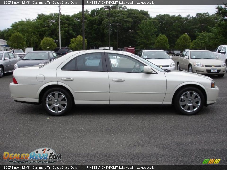 2005 Lincoln LS V8 Cashmere Tri-Coat / Shale/Dove Photo #7