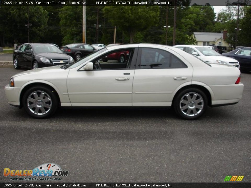 2005 Lincoln LS V8 Cashmere Tri-Coat / Shale/Dove Photo #9