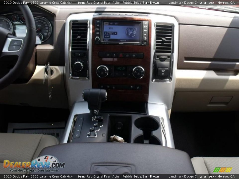 2010 Dodge Ram 1500 Laramie Crew Cab 4x4 Inferno Red Crystal Pearl / Light Pebble Beige/Bark Brown Photo #11