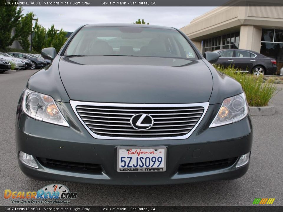 2007 Lexus LS 460 L Verdigris Mica / Light Gray Photo #2