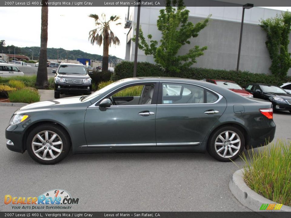 2007 Lexus LS 460 L Verdigris Mica / Light Gray Photo #4
