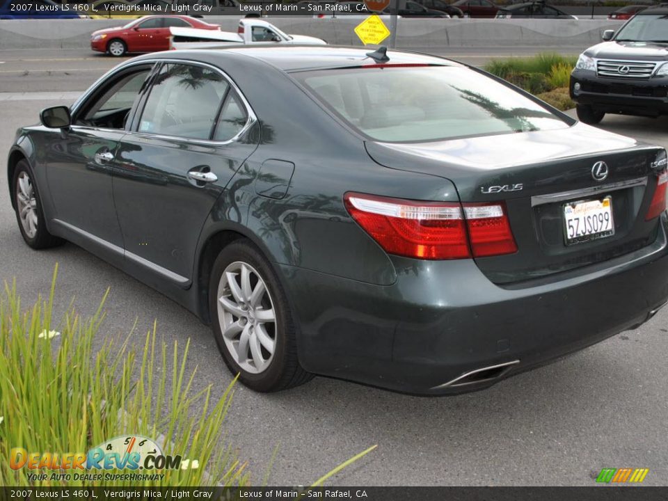 2007 Lexus LS 460 L Verdigris Mica / Light Gray Photo #5
