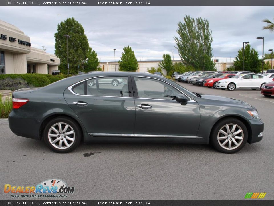 2007 Lexus LS 460 L Verdigris Mica / Light Gray Photo #8