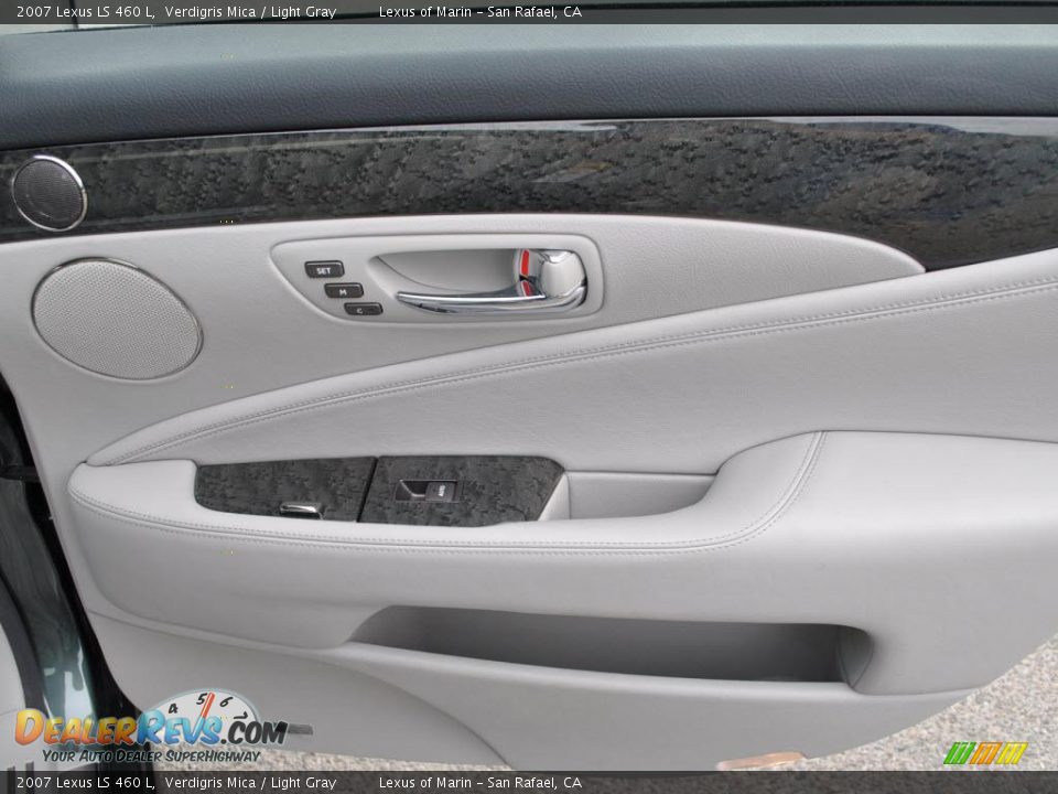 2007 Lexus LS 460 L Verdigris Mica / Light Gray Photo #9