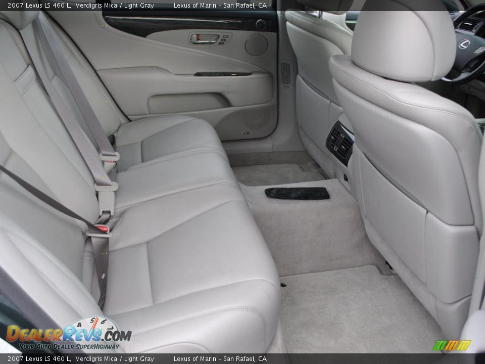 2007 Lexus LS 460 L Verdigris Mica / Light Gray Photo #10
