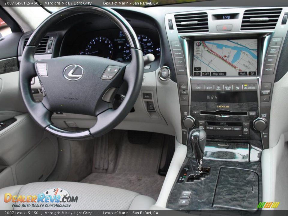 2007 Lexus LS 460 L Verdigris Mica / Light Gray Photo #11
