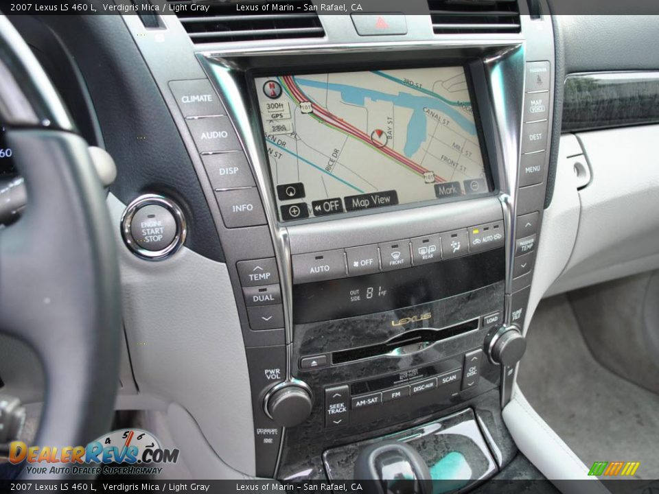 2007 Lexus LS 460 L Verdigris Mica / Light Gray Photo #15