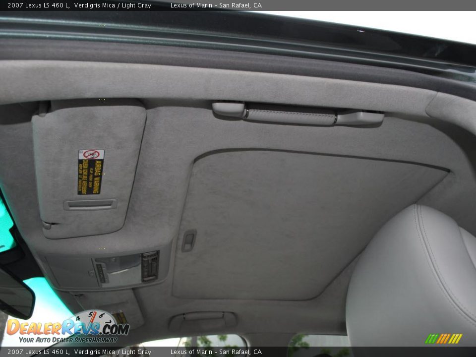 2007 Lexus LS 460 L Verdigris Mica / Light Gray Photo #17