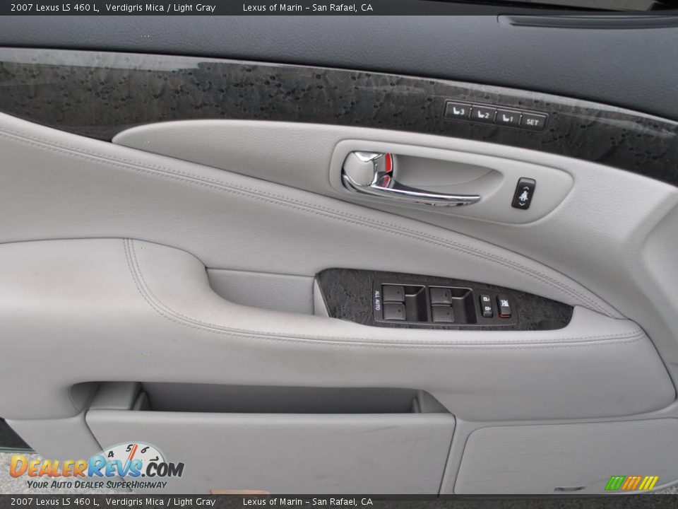 2007 Lexus LS 460 L Verdigris Mica / Light Gray Photo #18