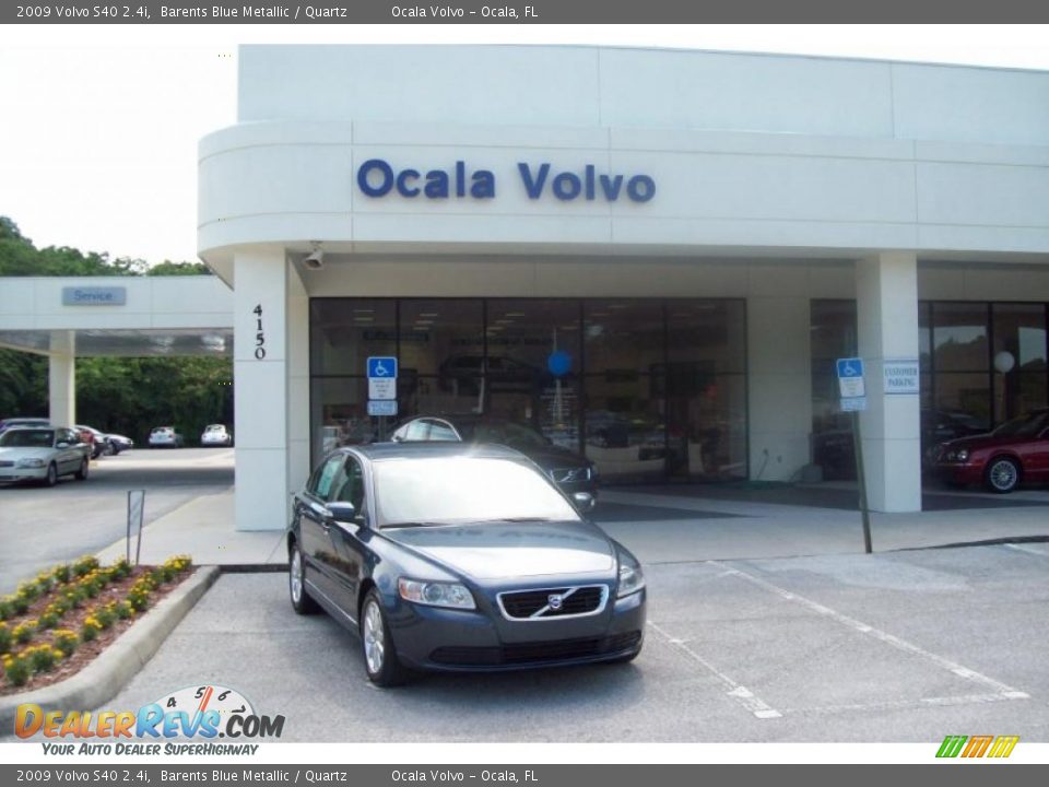 2009 Volvo S40 2.4i Barents Blue Metallic / Quartz Photo #1