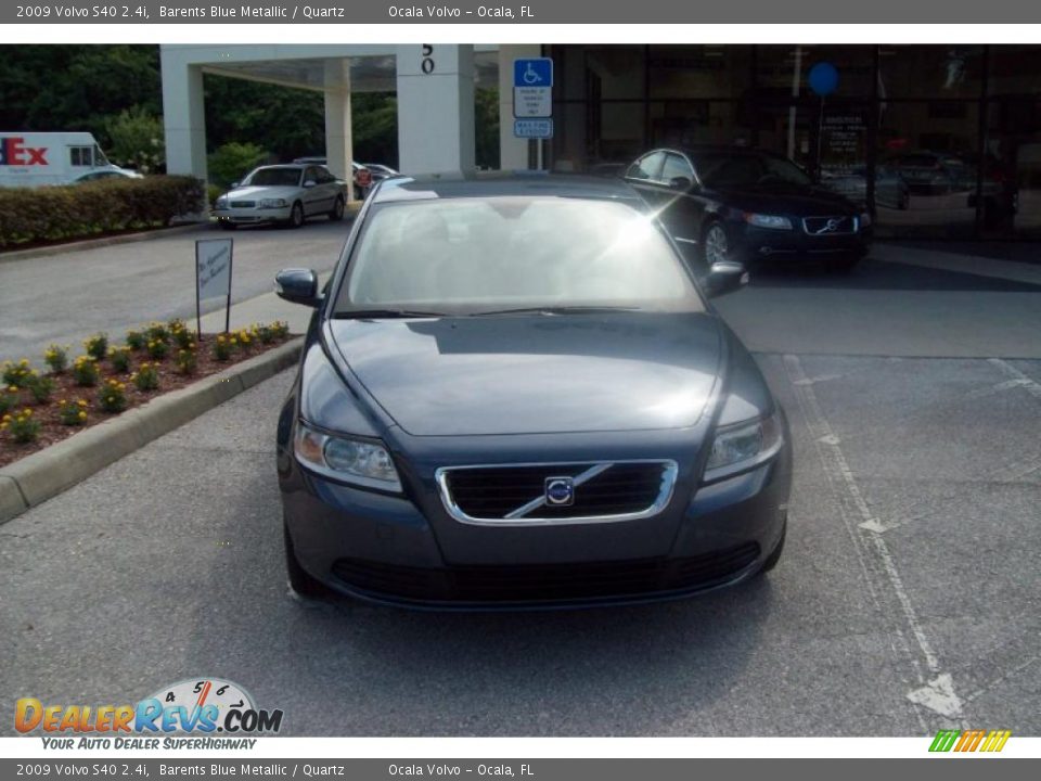2009 Volvo S40 2.4i Barents Blue Metallic / Quartz Photo #2