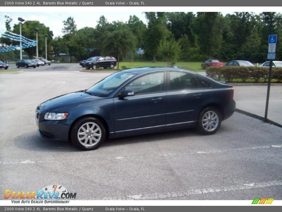 2009 Volvo S40 2.4i Barents Blue Metallic / Quartz Photo #4