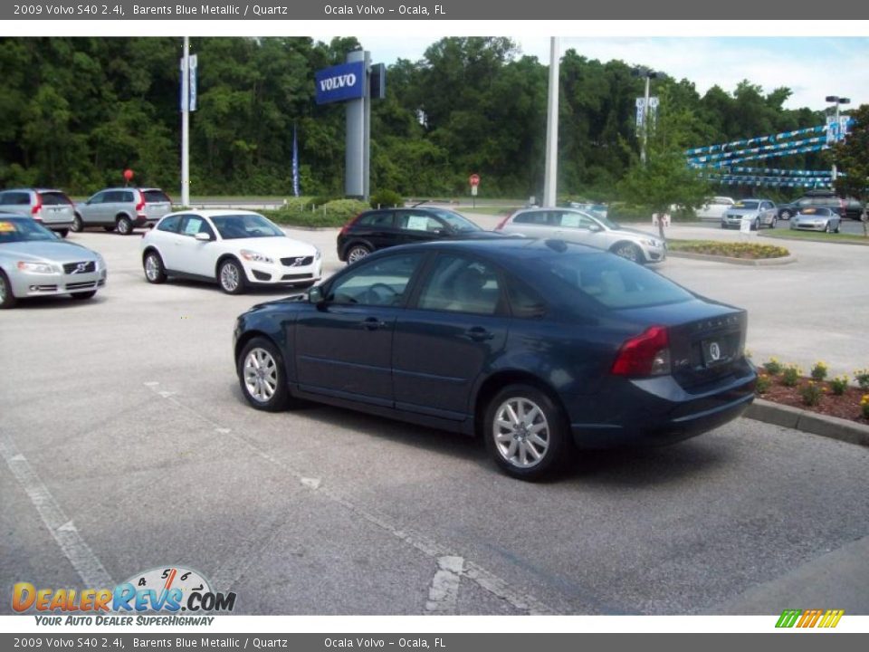 2009 Volvo S40 2.4i Barents Blue Metallic / Quartz Photo #5