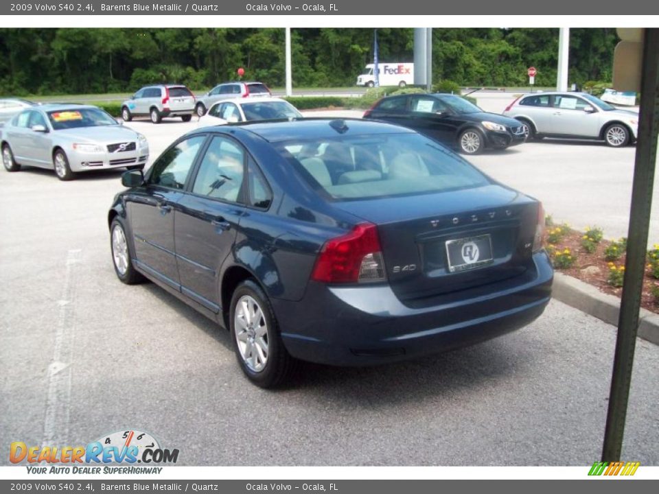 2009 Volvo S40 2.4i Barents Blue Metallic / Quartz Photo #6