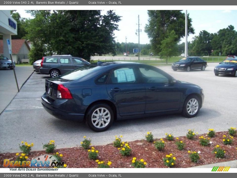2009 Volvo S40 2.4i Barents Blue Metallic / Quartz Photo #8