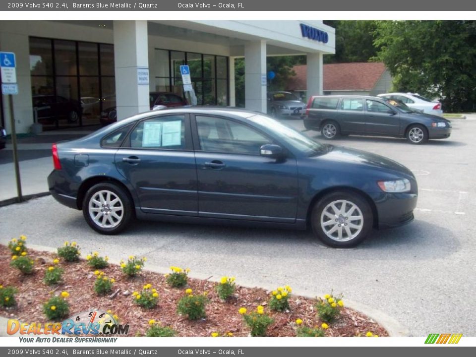 2009 Volvo S40 2.4i Barents Blue Metallic / Quartz Photo #9