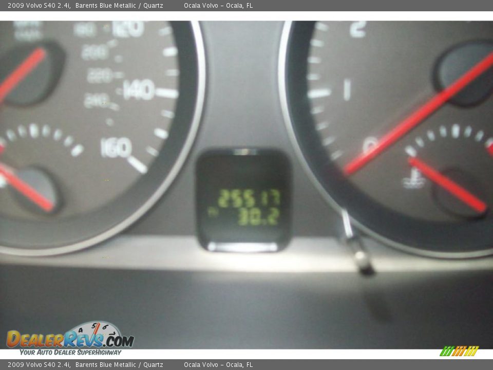 2009 Volvo S40 2.4i Barents Blue Metallic / Quartz Photo #13