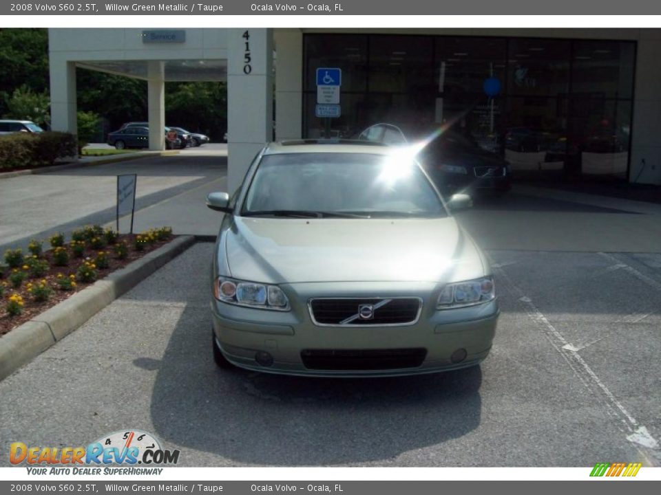 2008 Volvo S60 2.5T Willow Green Metallic / Taupe Photo #2
