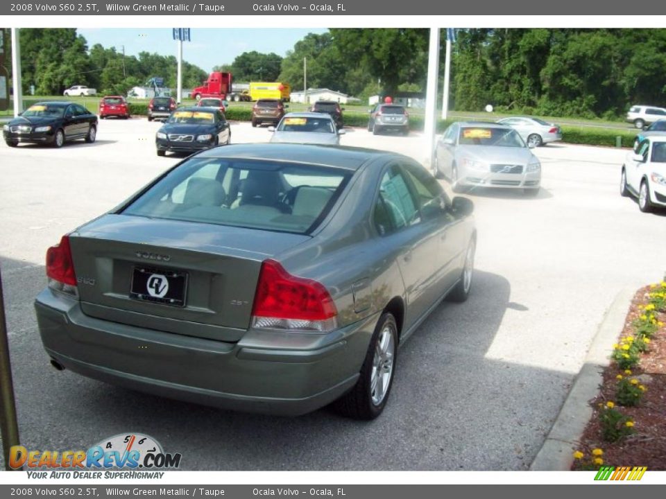 2008 Volvo S60 2.5T Willow Green Metallic / Taupe Photo #7
