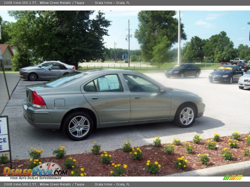 2008 Volvo S60 2.5T Willow Green Metallic / Taupe Photo #8