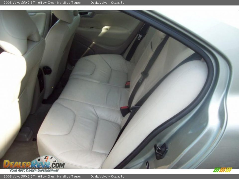 2008 Volvo S60 2.5T Willow Green Metallic / Taupe Photo #13
