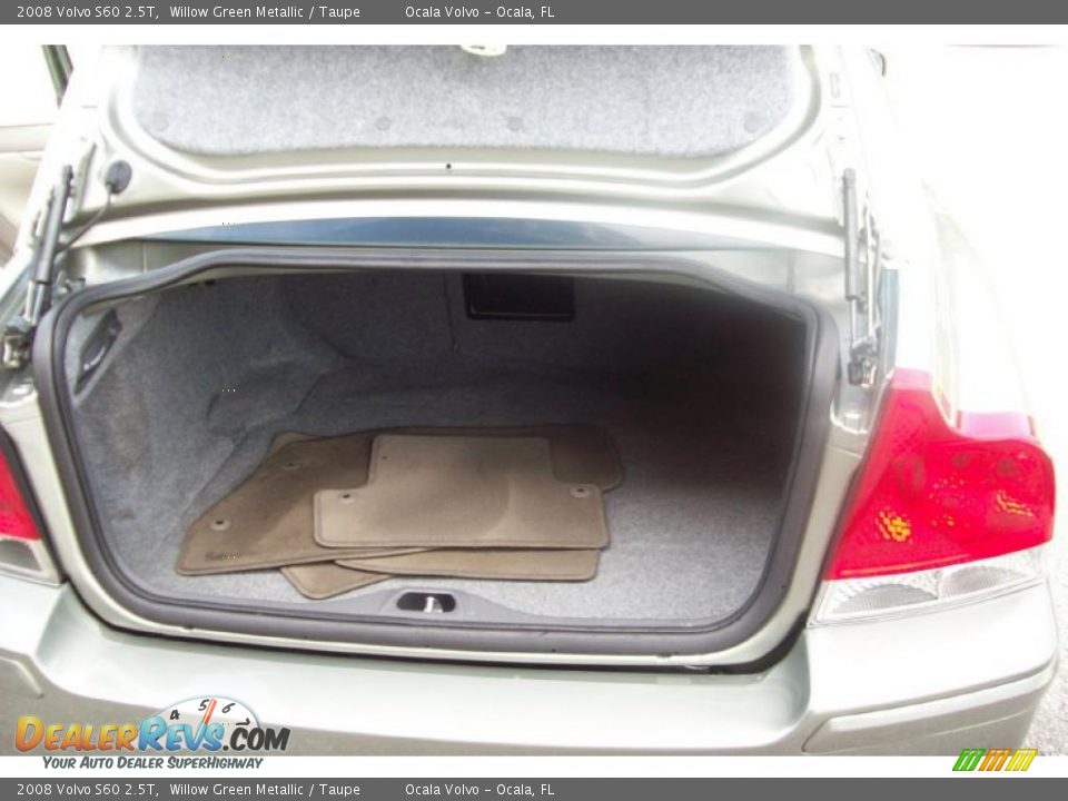 2008 Volvo S60 2.5T Willow Green Metallic / Taupe Photo #14