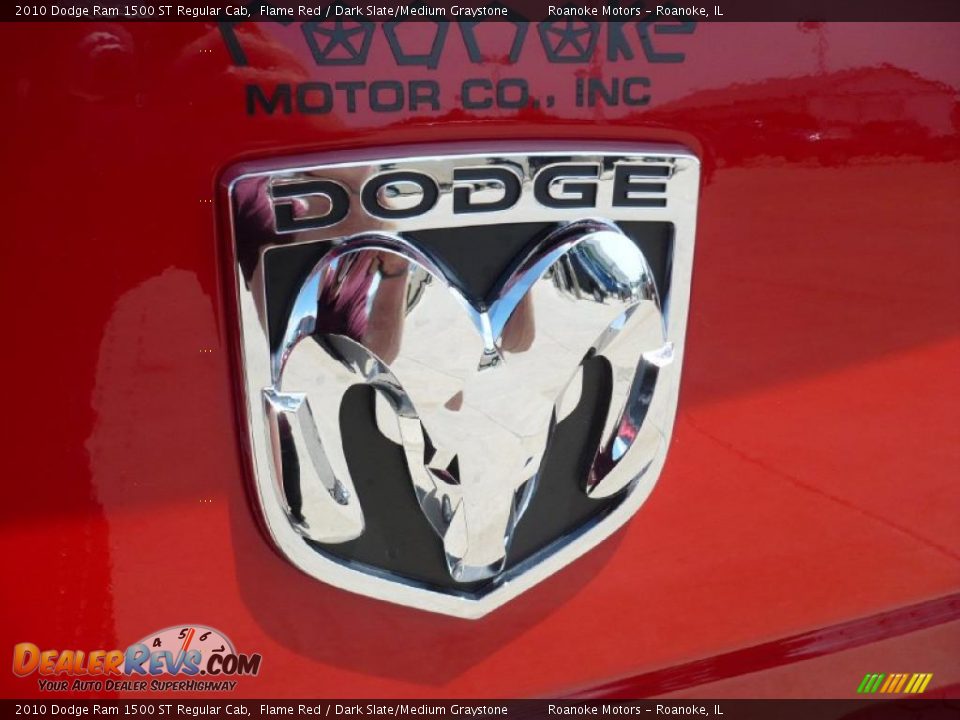 2010 Dodge Ram 1500 ST Regular Cab Flame Red / Dark Slate/Medium Graystone Photo #5