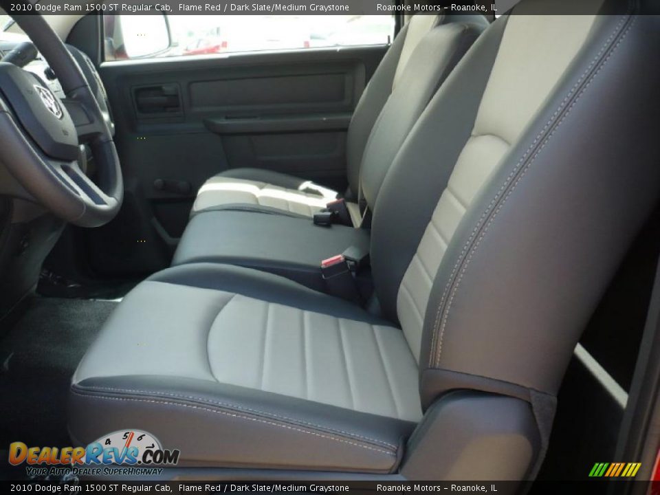 2010 Dodge Ram 1500 ST Regular Cab Flame Red / Dark Slate/Medium Graystone Photo #6