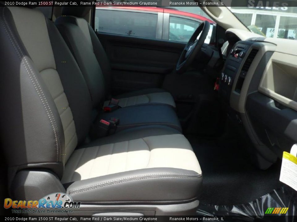 2010 Dodge Ram 1500 ST Regular Cab Flame Red / Dark Slate/Medium Graystone Photo #7