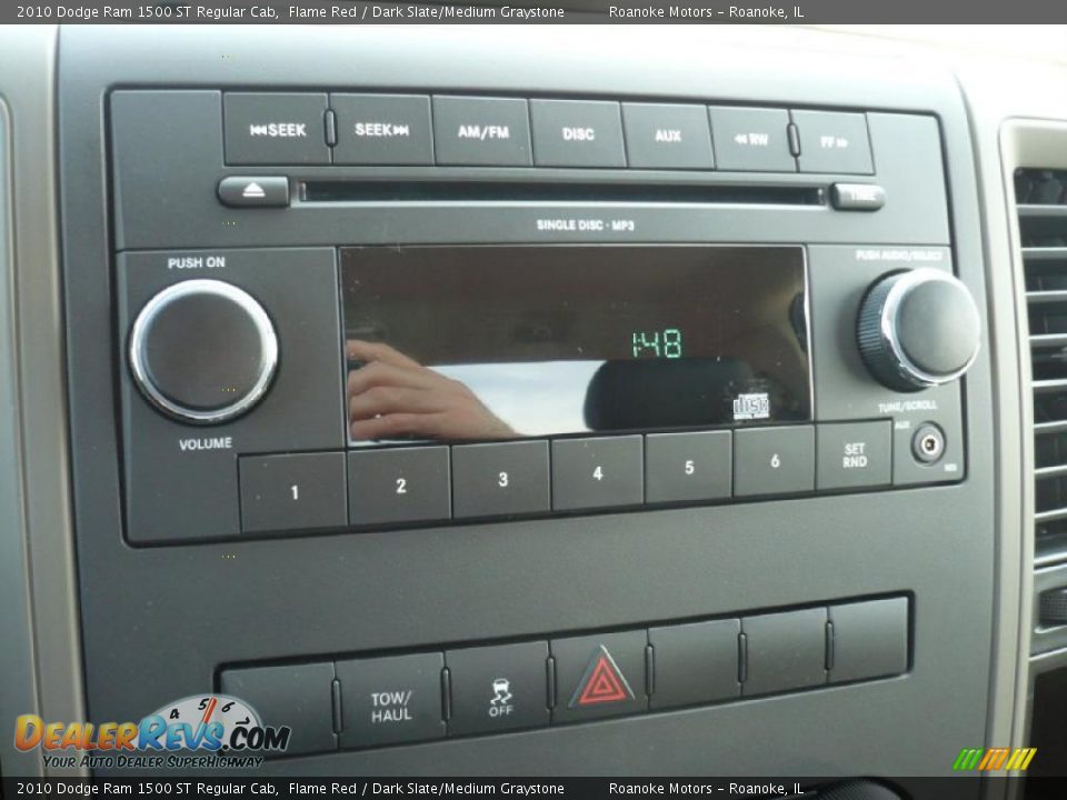 2010 Dodge Ram 1500 ST Regular Cab Flame Red / Dark Slate/Medium Graystone Photo #10