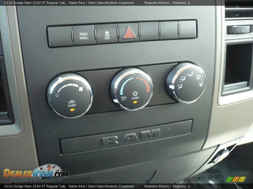 2010 Dodge Ram 1500 ST Regular Cab Flame Red / Dark Slate/Medium Graystone Photo #11