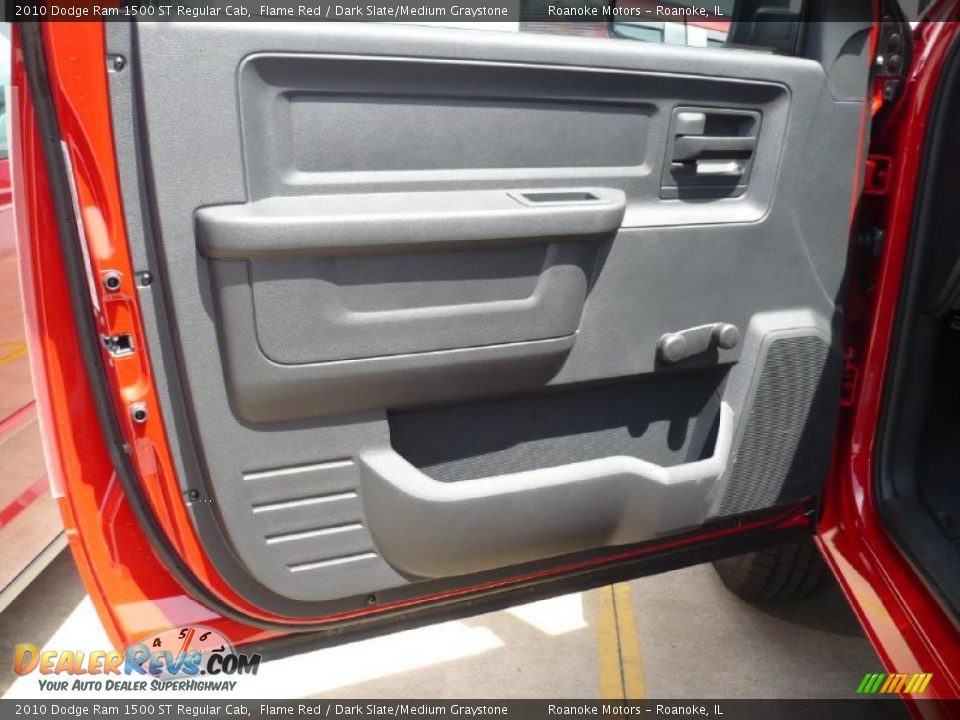 2010 Dodge Ram 1500 ST Regular Cab Flame Red / Dark Slate/Medium Graystone Photo #13
