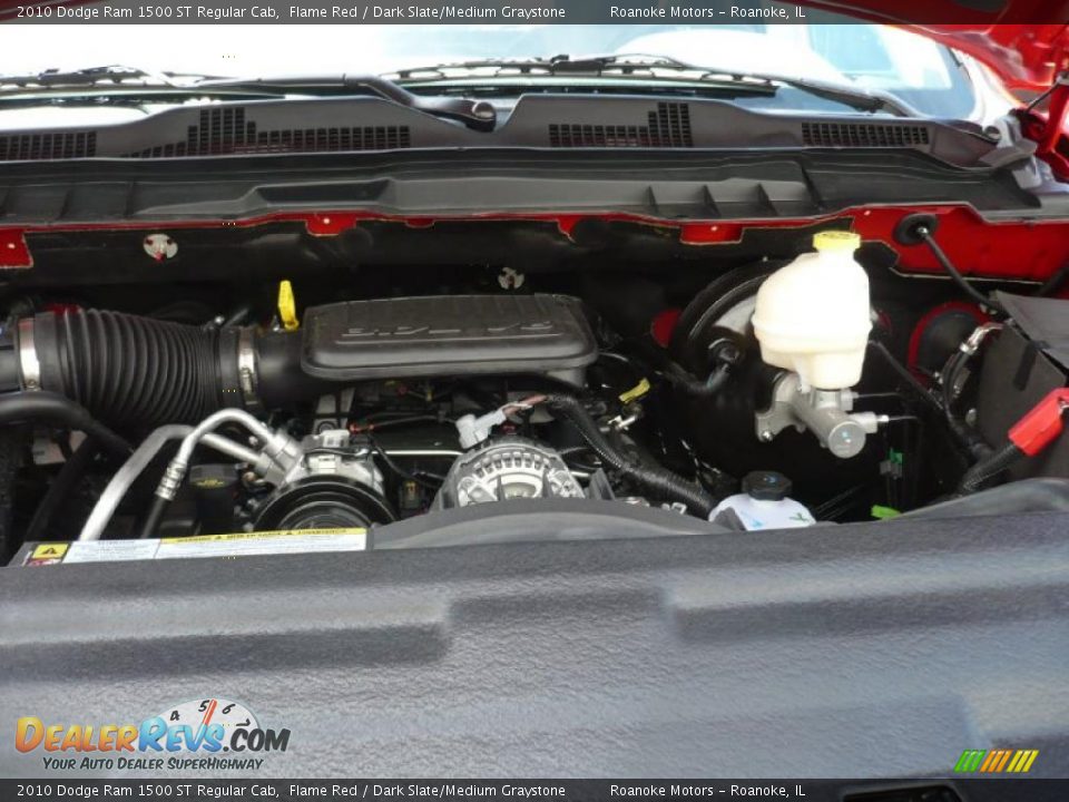 2010 Dodge Ram 1500 ST Regular Cab Flame Red / Dark Slate/Medium Graystone Photo #15