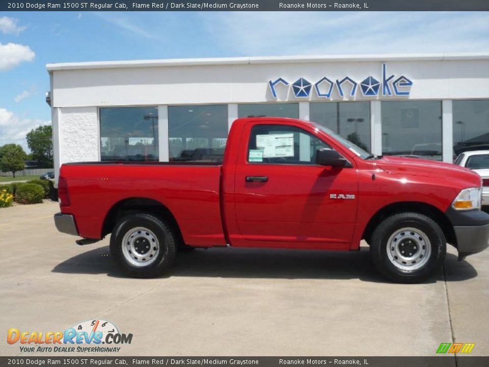 2010 Dodge Ram 1500 ST Regular Cab Flame Red / Dark Slate/Medium Graystone Photo #17