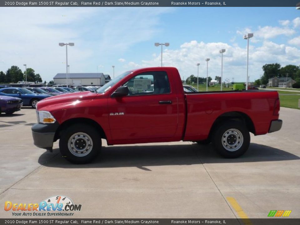 2010 Dodge Ram 1500 ST Regular Cab Flame Red / Dark Slate/Medium Graystone Photo #18