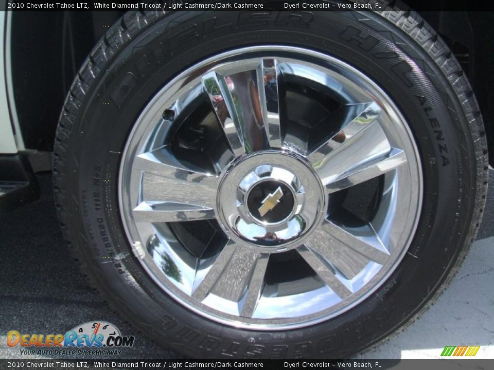 2010 Chevrolet Tahoe LTZ White Diamond Tricoat / Light Cashmere/Dark Cashmere Photo #10