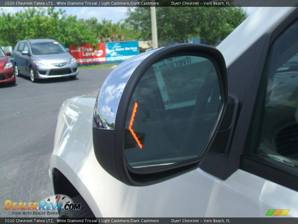 2010 Chevrolet Tahoe LTZ White Diamond Tricoat / Light Cashmere/Dark Cashmere Photo #12