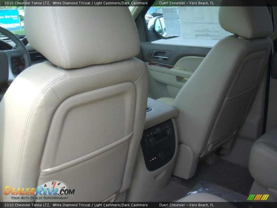 2010 Chevrolet Tahoe LTZ White Diamond Tricoat / Light Cashmere/Dark Cashmere Photo #20