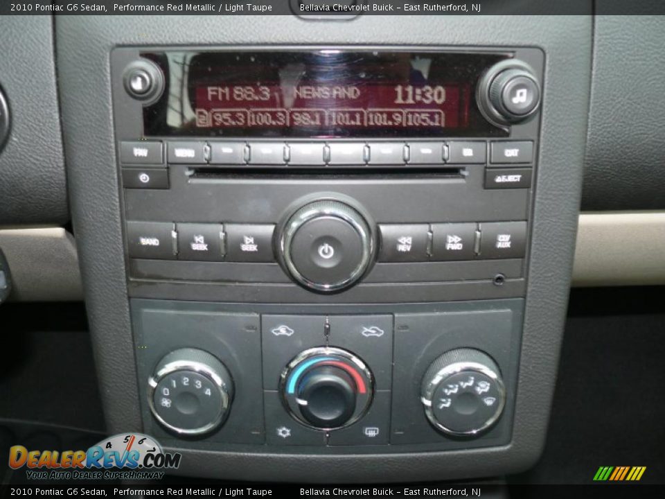 2010 Pontiac G6 Sedan Performance Red Metallic / Light Taupe Photo #10