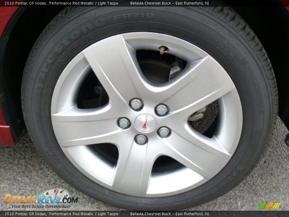 2010 Pontiac G6 Sedan Performance Red Metallic / Light Taupe Photo #14