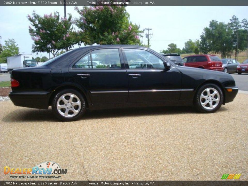 2002 Mercedes-Benz E 320 Sedan Black / Ash Photo #6