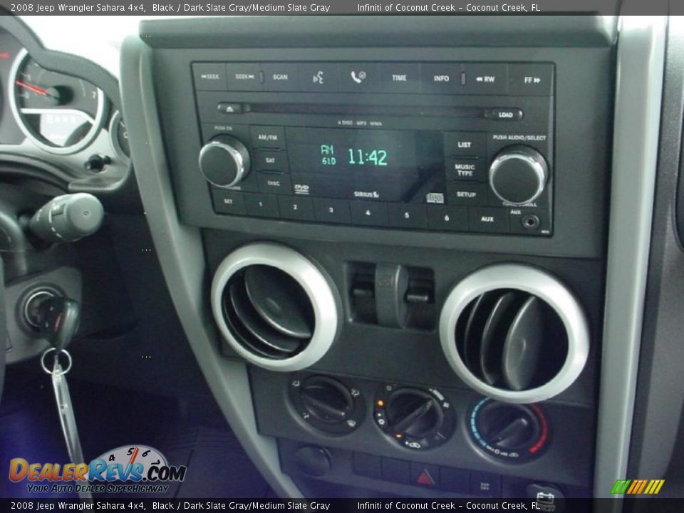 2008 Jeep Wrangler Sahara 4x4 Black / Dark Slate Gray/Medium Slate Gray Photo #15