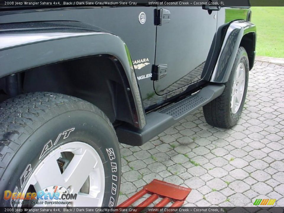 2008 Jeep Wrangler Sahara 4x4 Black / Dark Slate Gray/Medium Slate Gray Photo #21