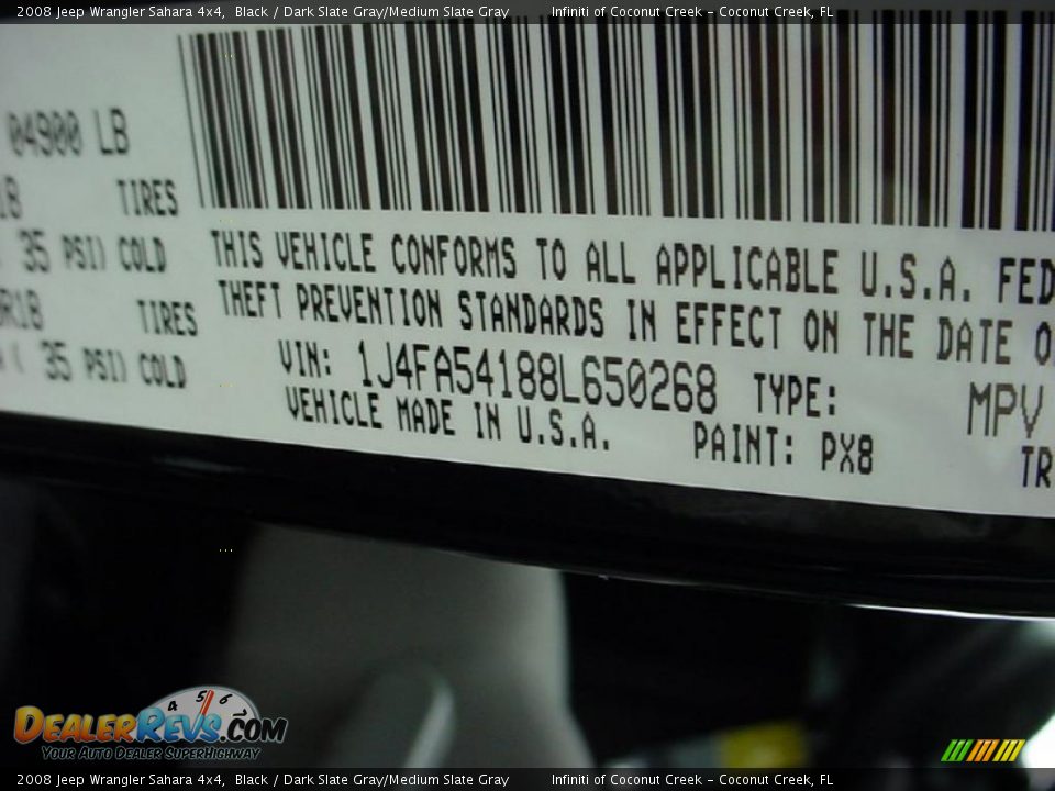 2008 Jeep Wrangler Sahara 4x4 Black / Dark Slate Gray/Medium Slate Gray Photo #23