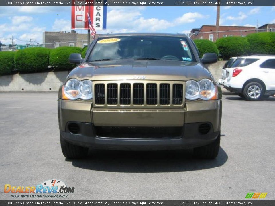 2008 Jeep Grand Cherokee Laredo 4x4 Olive Green Metallic / Dark Slate Gray/Light Graystone Photo #1