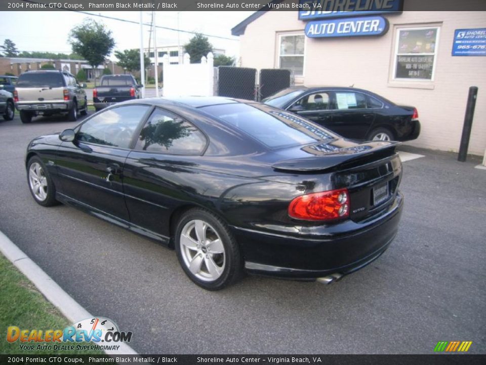 2004 Pontiac GTO Coupe Phantom Black Metallic / Black Photo #3