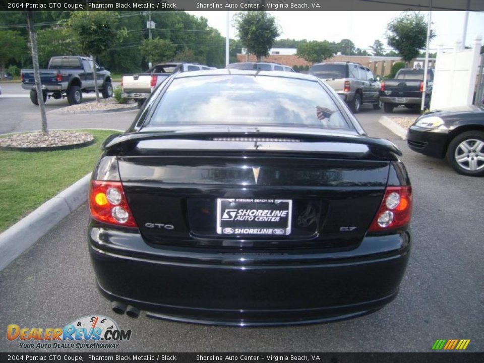 2004 Pontiac GTO Coupe Phantom Black Metallic / Black Photo #4
