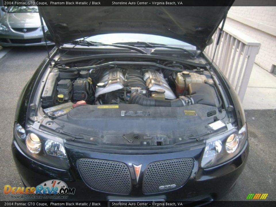 2004 Pontiac GTO Coupe Phantom Black Metallic / Black Photo #20